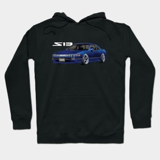 S13 240SX Nissan Silvia Star Sapphire Blue Hoodie